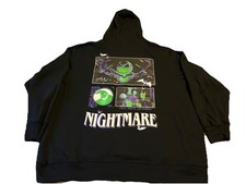 Disney Nightmare Before Christmas Tim Burton Pullover Hoodie Sz 3X Unisex
