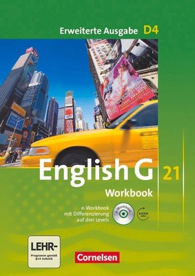 English G 21. Erweiterte Ausgabe D 4. Workbook mit e-Workbook und Audios Online 
