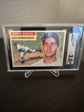 1956 Topps 79 Sandy Koufax SGC 2.5