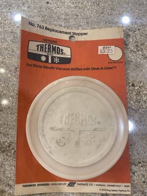 Vintage Thermos No. 763 Replacement Stopper Wide Mouth Bottle Dine-A-Liner NOS
