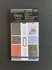 Brand New The Happy Planner Value Sticker Book Classic Cheerful Seasons 608 Pc