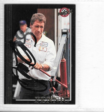 Jimmy Fennig Autographed 1992 Black Maxx Nascar Racing Trading Card Signed