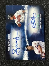 2024 Topps Andruw Jones David Justice Baseball Stars Dual Auto /10 ATL Braves