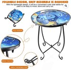 2 Pc Patio Side Table Set With Ocean Scene, 10”x14.5” — photo 6