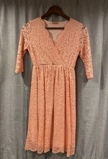 Women’s Pink Lace Dress Hello Miz Size Small