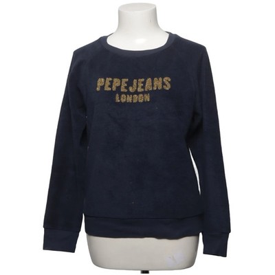Pepe Jeans London, Sweatshirt, Größe: S, Blau, Print, Frottee, Damen #fGN