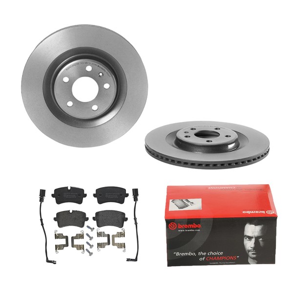 Brembo Bremsscheiben Ø330MM + BremsbelÄGe Hinten FÜR Audi A8 Skoda VW Seat Audi-image