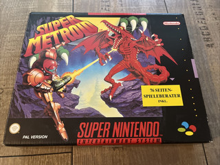 Super Metroid Super Nintendo SNES mit Spieleberater Große Box OVP boxed