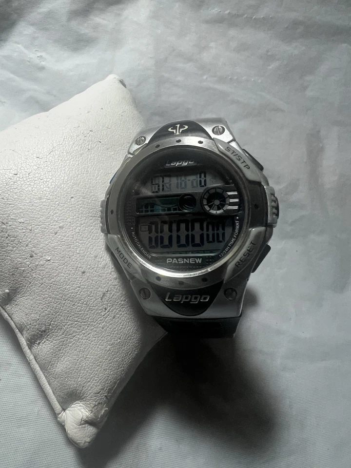 Lapgo PASNEW,WR 100M,多功能,报警编舞,亮光,男士,PL-388 — 第 3/4 张图片