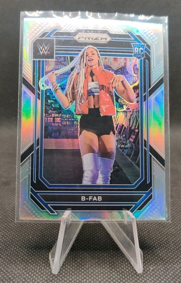 2023 Panini Prizm WWE Silver Prizm #101 B-Fab Rookie RC Wrestling Card