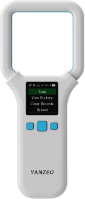 Bluetooth Pet Microchip Scanner, Wireless RFID Handheld Pet Chip Reader 134.2kHz