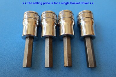 Snap-On Standard 1/4'' Hex Bit Socket Driver, 3/8'' Drive, FA8E