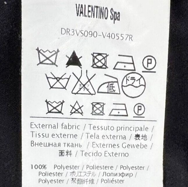 Abito donna rosso Valentino senza maniche stampa animalier taglia 40