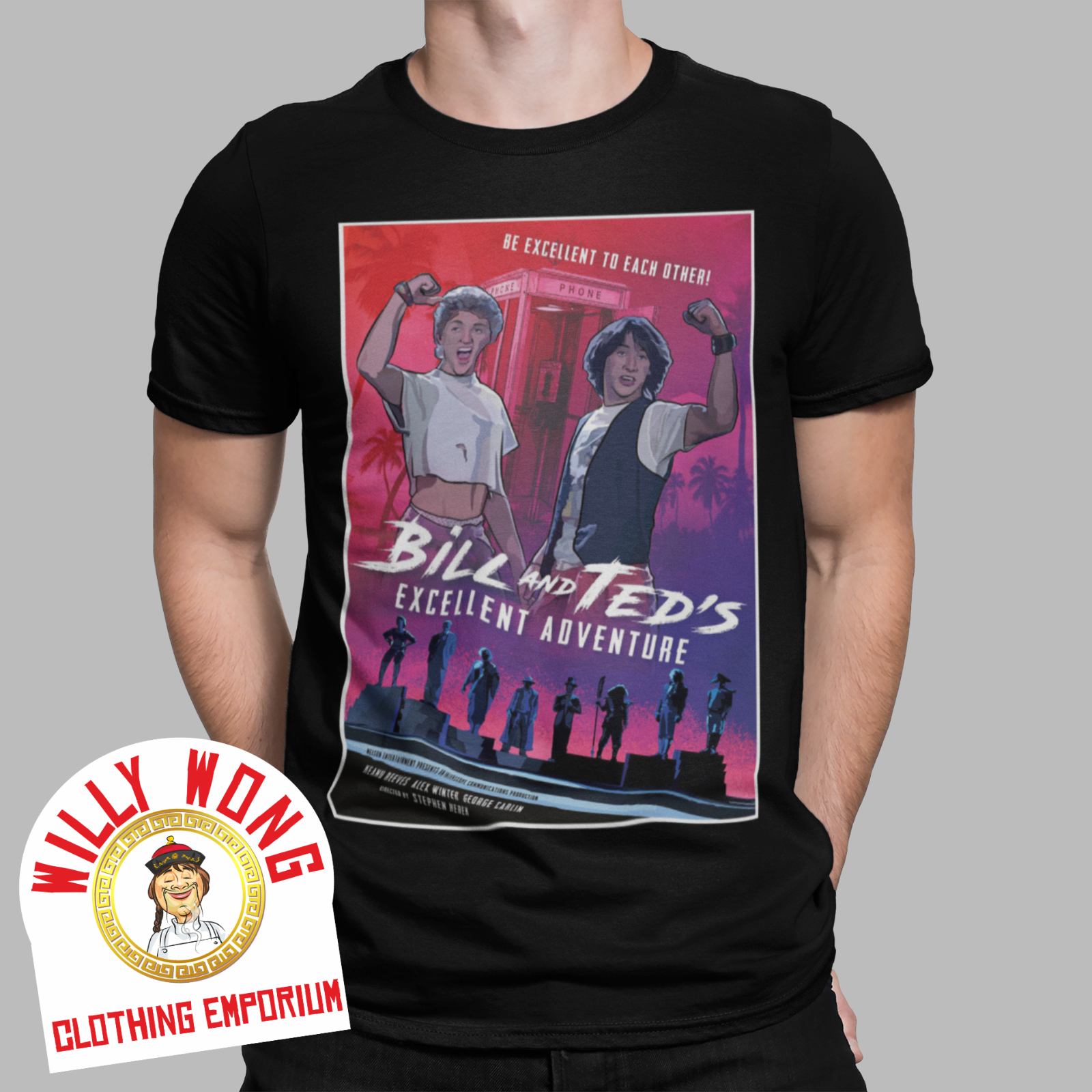 ALTRA T shirt Bill & Ted essere eccellenti l'uno con l'altro Wyld Stayllns retrò Keanu