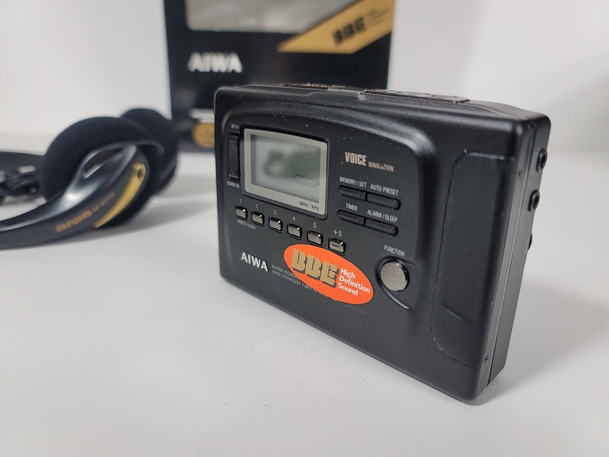 Aiwa HS-JX 707 Stereo Cassette Walkman Recorder - Mint