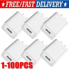 Universal 5V 1A US Plug USB AC Wall Charger Power Adapter For Smart Phone Lot