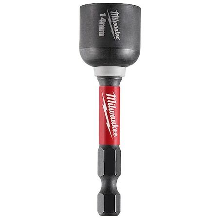 Milwaukee Tool 49-66-4614 14Mm X 2-9/16 In. Shockwave Impact Duty Magnetic Nut