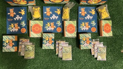 3x Pokemon TCG Paldea Adventure Chest Collectible Box NO PACKS NO PIKACHU  PROMO | eBay