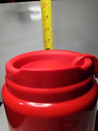 Vintage 100oz Big Gulp Jug Red 7-11 Double Insulated Slushee Fountain Drink - Picture 10 of 11
