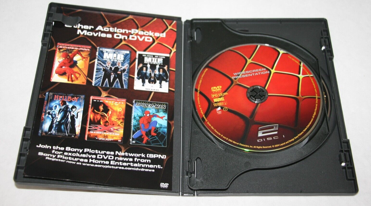 Spider-Man 1, 2 & 3 Lot of 3 Movies 2-Disc Widescreen