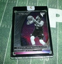 2020-21 Panini Flux Giannis Antetokounmpo #11 ENCASED TITAN SP Bucks RARE 📈🔥