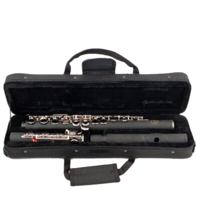 E key 17 Holes Bakelite  Flute Nickel-Plated