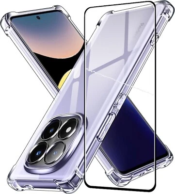 Custodia CAMERA Cover TPU per Xiaomi REDMI NOTE 14 PRO 5G/ PRO+ PELLICOLA VETRO