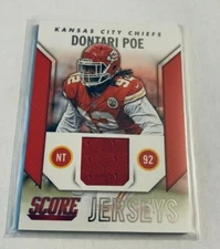 BF77988  2015 Score Jerseys #JDP Dontari Poe CHIEFS