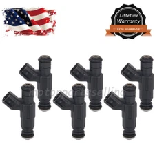 6Pcs Fuel Injector Fits For 2000-07 Jaguar S-Type 3.0L V6 Bosch EV6 0280155863