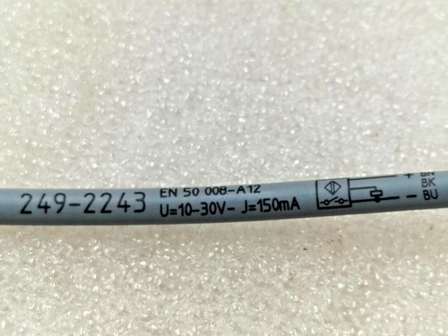 RS PRO 249-2243 BARREL STYLE PROXIMITY SENSOR PNP STYLE IP67-68 M12 - Picture 3 of 5