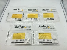 LOT OF 5 StarTech PLATE2WH Dual Outlet RJ45 Universal Wall Plate FREE S/H
