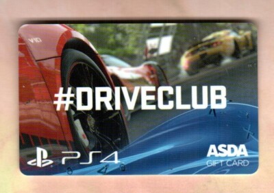ASDA ( UK ) #DriveClub, PS4 ( 2013 ) Gift Card ( $0 )