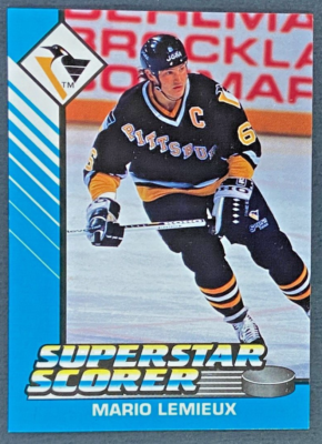 Mario Lemieux FRENCH 1993 Kenner Starting Lineup Superstar Scorer