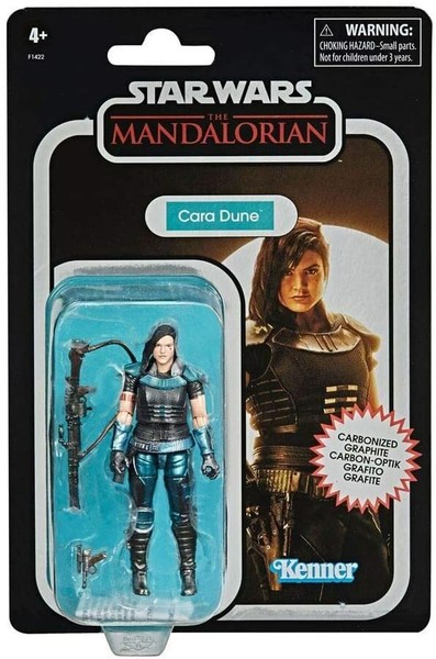 "Cara Dune Carbonized Star Wars 3.75\" The Mandalorian Kenner 10 Cm Figur Hasbro"-image