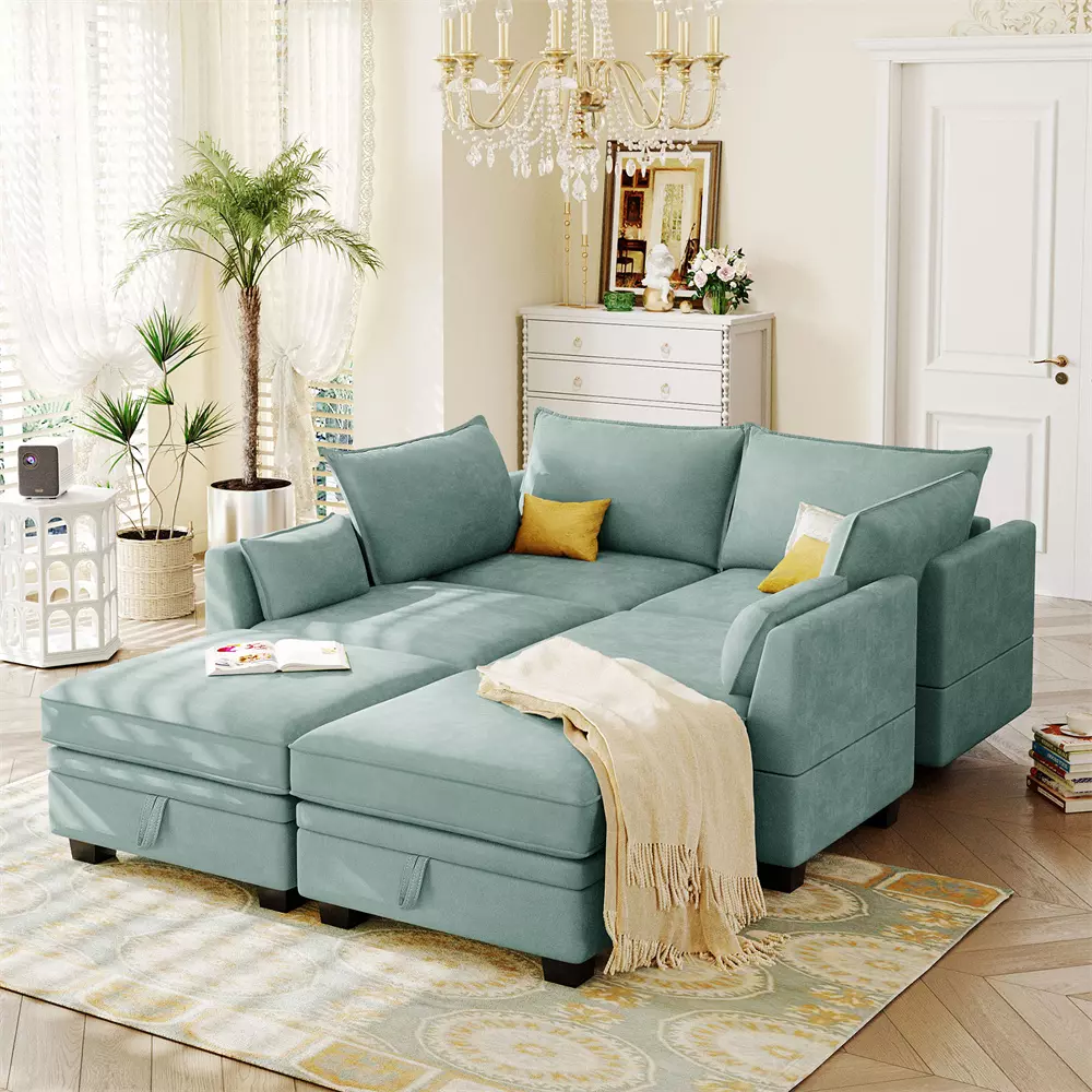 Seat Sectional Sofa Bed