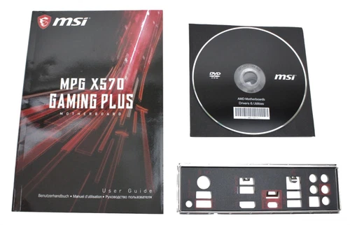 MSI MPG X570 Gaming Plus - Handbuch - Blende - Treiber CD    #314582