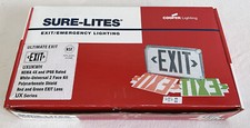 Cooper Lighting Sure-Lites Emergency Lighting Sign, Ultimate Exit #UXUKWH NEW