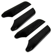 2Pairs Carbon Fiber Tail Rotor Blade For Align Trex 450 V2 V3 PRO DFC Helicopter