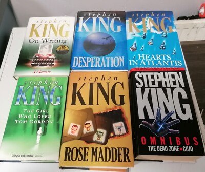Stephen King Hardback Book Bundle Joblot First Editions X6 Books READ 