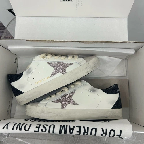 GOLDEN GOOSE Pizzo in pelle piatto casual comodo Gol Goose