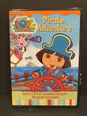 Dora the Explorer Pirate Adventure DVD, 2004 Nick JR. Viacom DVD