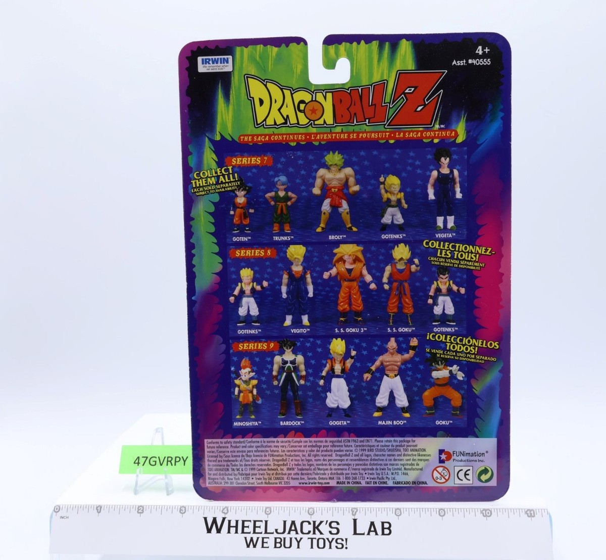 Majin Boo Series 9 Dragonball Z 1999 Irwin Toys Action Figure NEW