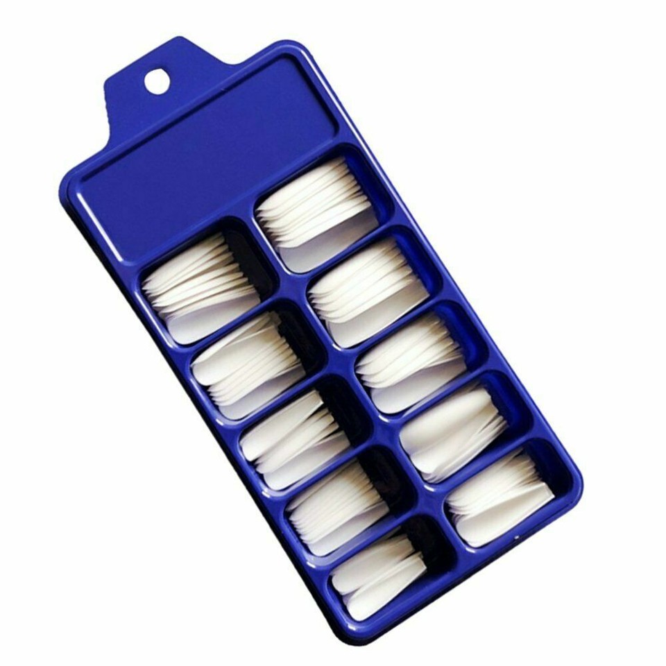 100Pcs Ballerina Nail Coffin Tips Long Art Full Cover Manicure Fake