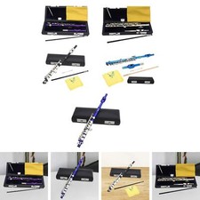 Piccolo z twardą walizką i zestawami do czyszczenia C Key do praktyki prezentowej