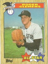ROGER CLEMENS BOSTON RED SOX AMERICAN LEAGUE ALL STAR #614 - TOPPS NM-MT 1987