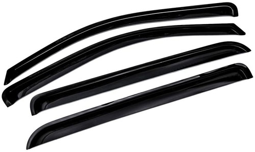 For 2020 & Up GMC Sierra 2500HD 3500 Crew Cab Smoke Window Visor Sun Rain Guard - Picture 2 of 6