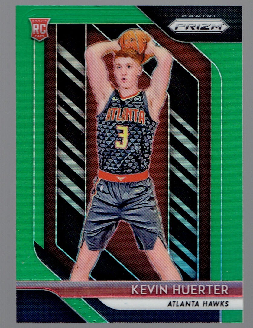 2018-19 Panini Prizm Kevin Huerter Green Parallel Rookie RC Basketball Card