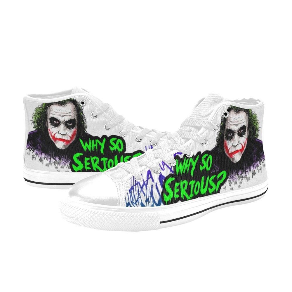 Joker Custom High Top Canvas Sneaker Shoes For Men | eBay