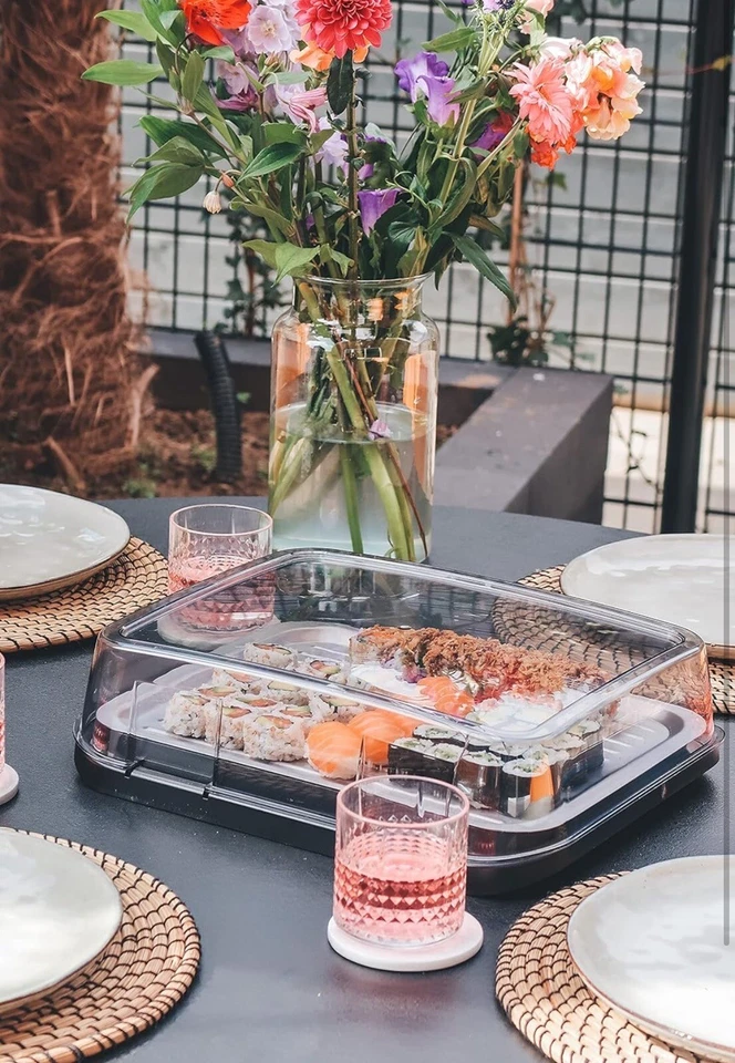 Enfriador y placa de refrigeración para barbacoa Vacu Vin. Mantiene los alimentos frescos para más tiempo en interiores/exteriores Foto 4 de 4