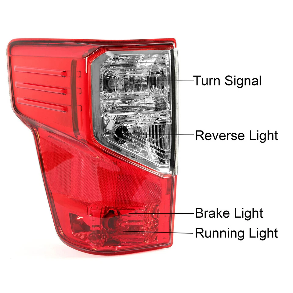 For 2016-2023 Nissan Titan XD Tail Lights Brake Lamps w/ Bulbs Left+Right - Изображение 2 из 4